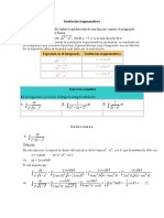 Integral Sustitucion Trigonometrica