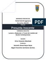 Ensayo Presunta Inocente