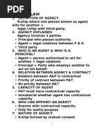 Agency Law
