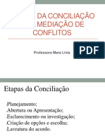 Slides 4 - Etapas Da Conciliacao e Da Mediacao