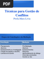 Slides 5 - Tecnicas Para Gestao de Conflitos