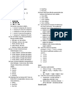 Chemistry - Daily Test I 60 Minutes (Type: Multiple Choice