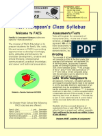 Facs Syllabus