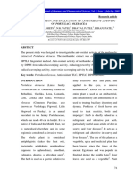 Research Article Characterization and Evaluation of Antioxidant Activity of Portulaca Oleracea