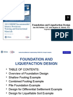 Foundation and Liquefaction Design: Ian Mcfarlane, S.E. and Stephen K. Harris, S.E