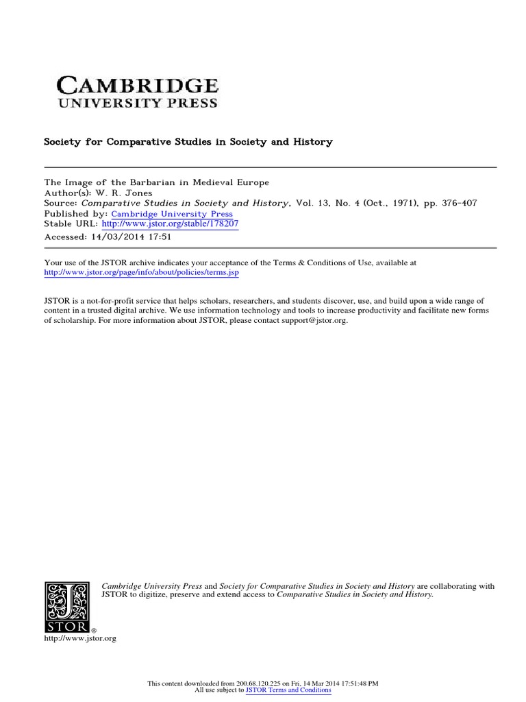 Barbarian Imagery in Medieval Europe | PDF | Barbarian | Franks