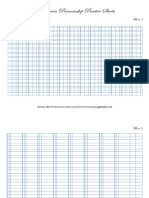 Printable Spencerian Practice Sheets PDF | PDF | Hobbies | Encodings