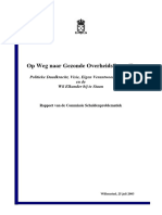 Eind Rapport Commissie Schuldenproblematiek 25 juli 2003