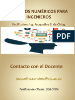Presentacion Del Curso-Métodos - Numéricos PDF