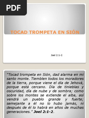 Tocad Trompeta En Sion Joel 2 1 2 Perdon Amor tocad trompeta en sion joel 2 1 2