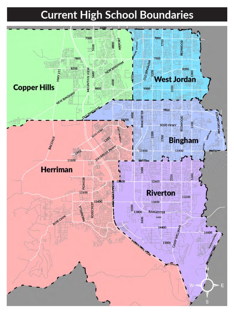 High School Boundary Options PDF Copper