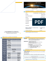 Meadowlands Baptist Church January 15th Sunday Service Notes