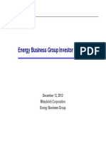 Energy Business Group Investor Meeting
