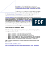 Block Diagram Reduction Rules: Diagram System Hardware Design Electronic Design Software Design Process Flow Diagrams