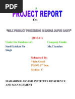 Download Project Report on Saras by Vipin Agarwal SN38948115 doc pdf