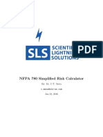 NFPA 780 Simplified Risk Calculator: By: Dr. C.T. Mata Jan 22, 2016