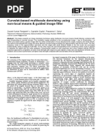 Curvelet-Based Multiscale Denoising Using Non-Local Means & Guided Image Filter