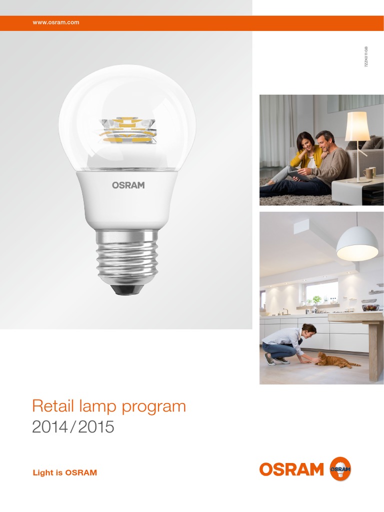Osram Retail Lamps 2015, PDF, Incandescent Light Bulb