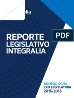 Reporte Legislativo 2015 2018 en México