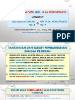 Rekam Jejak Keberhasilan dan Kegagalan Jasa Konstruksi Nasional