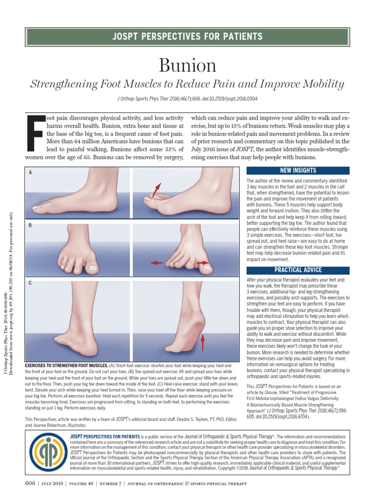 Bunion | PDF | Toe | Physical Therapy