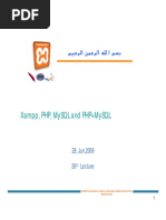 Xampp, PHP, Mysql and Php+Mysql