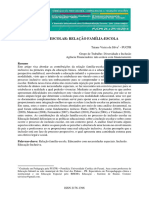 RELAÇÃO FAMÍLIA-ESCOLA E INCLUSÃO NA EDUCAÇÃO INFANTIL