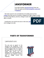 Transformer: Electrical Energy Electrical Circuit Electromagnetic Induction Frequency