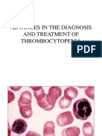 Advances in The Diagnosis and Treatment of Thrombocytopenia