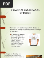 Principles and Elements of Design