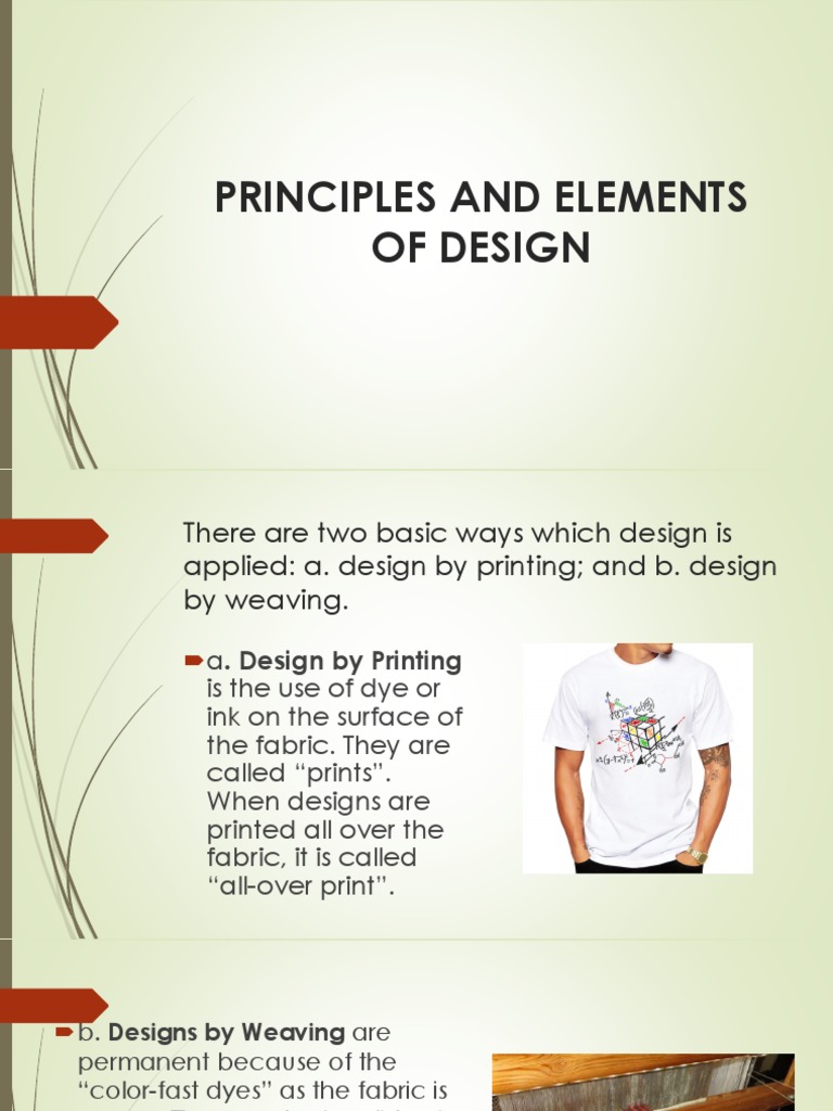 Principles and Elements of Design PDF Color Vision