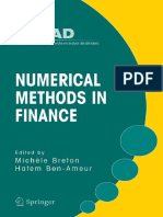 Numerical Methods in Finance