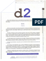 D2 (Test, Plantilla de Corrección y Hoja de Respuestas)