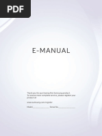 Samsung 4K TV Manual
