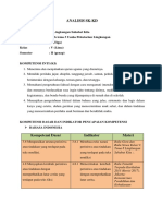 Analisis SK-KD Tema 8 Subtema 3 Kelas V