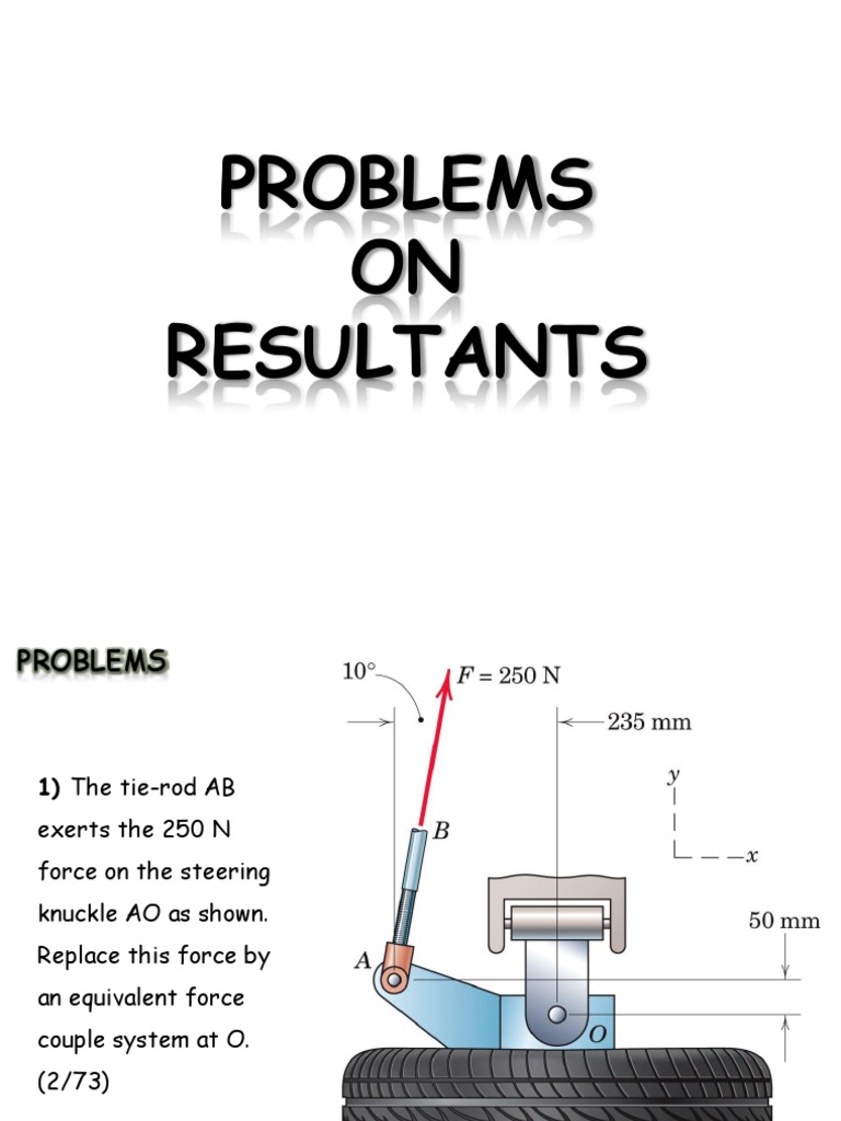 B17 Statics Resultants Problems Pdf Trigonometric Functions Cartesian Coordinate System