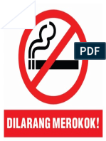 Dilarang Merokok