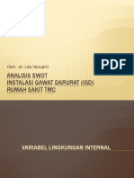 Analisis SWOT di Instalasi Gawat Darurat (IGD.pptx