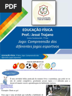 Jogo - Compreensão Dos Diferentes Jogos Esportivos
