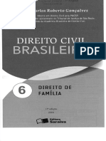 Direito Civil Brasileiro, Volume 6 Direito de Familia 867-2016 Sumario PDF
