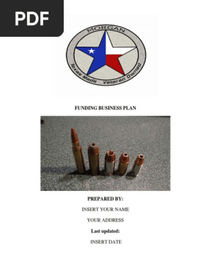 Business Plan Example Ammo Manufacturer