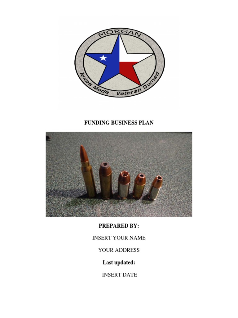 Business Plan Example Ammo Manufacturer | PDF | Revenue | Retail