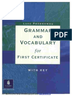 Grammar and Vocabulary for First Certificate; L. Prodromou.pdf