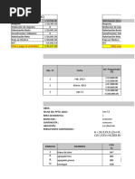 Plantilla de Reajuste y de Valor k