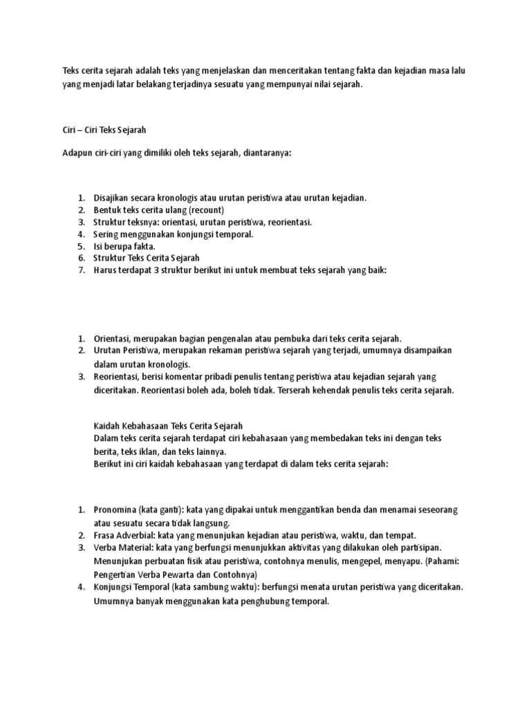 Teks Cerita Sejarah Doc