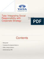 Tata: Integrating Social Responsibility With Corporate Strategy