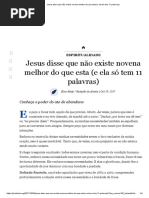 Jesus Disse Que Não Existe Novena Melhor Do Que Esta (e Ela Só Tem 11 Palavras)