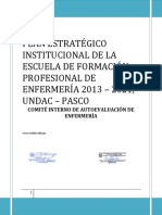 E.1.01 Plan Estratégico 2013-2021 Escuela de Enfermería - 0 PDF