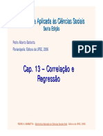 Cap 13 - Correlação e Regressão PDF