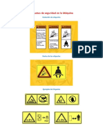 Etiquetas de Seguridad en La Máquina y Transito